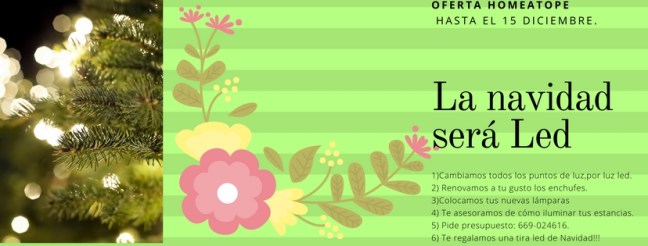 Oferta La navidad será Led